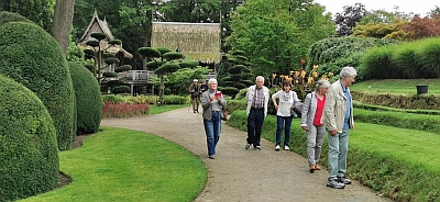 im Park von Schloss Arcen 